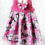 <b>Название: </b>Платье для девочки "Гламурные кошки", <b>Добавил:<b> baby-vipcrohet<br>Размеры: 1066x1600, 177.9 Кб